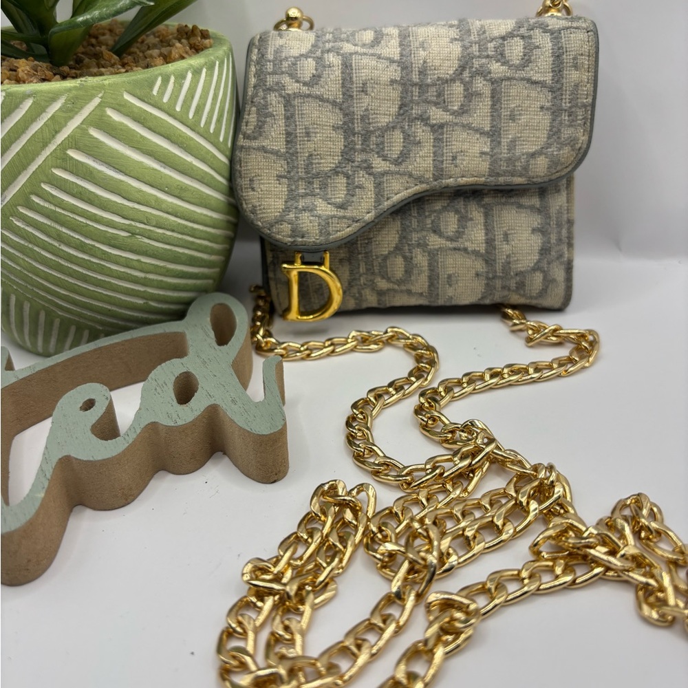 Stylish Christian Dior Wallet on Chain